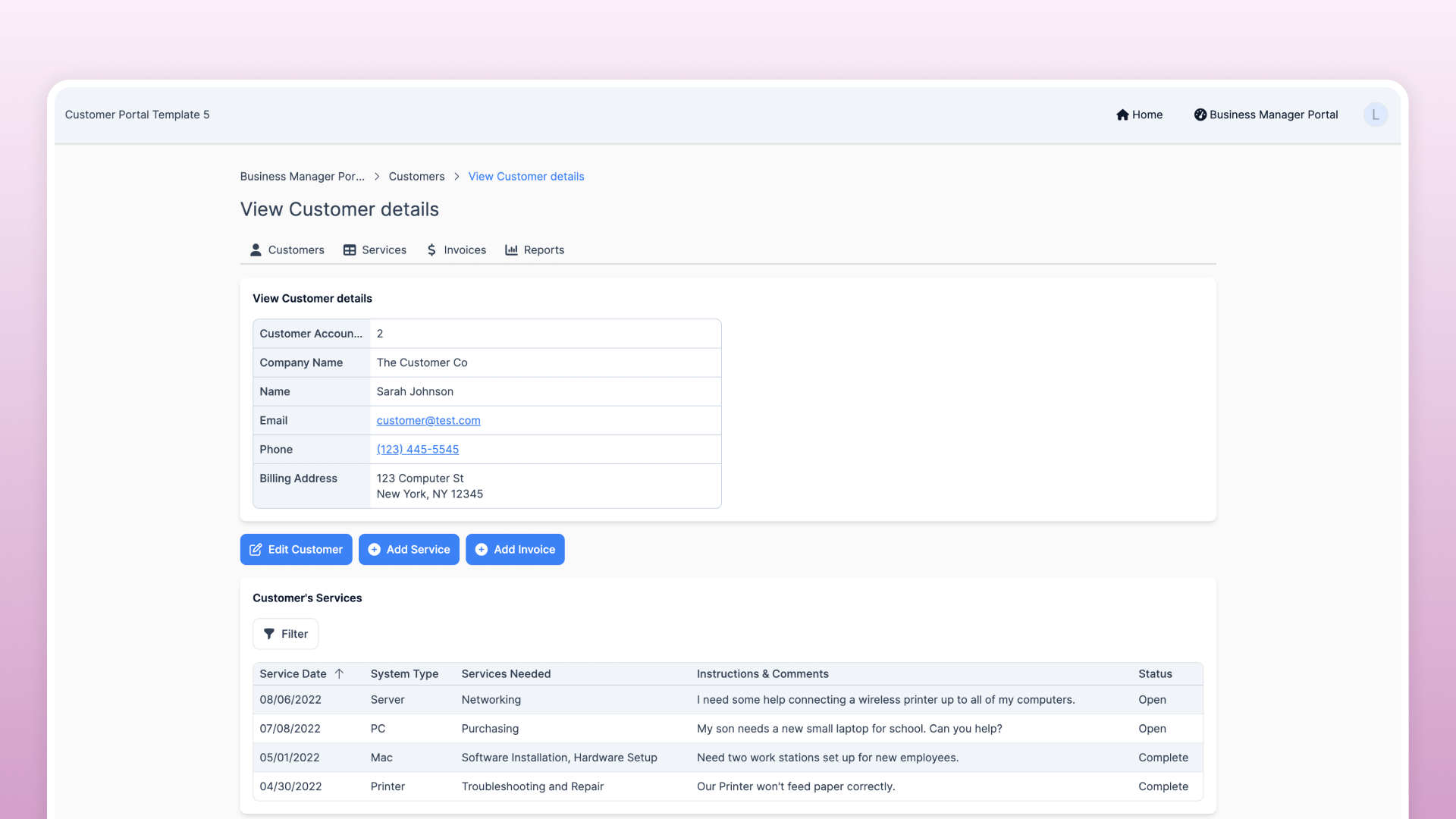 Business-Manager-Add-Customer-Detail
